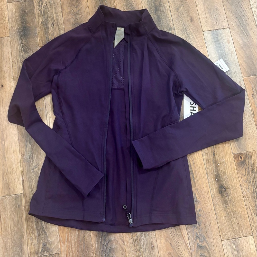 Women's Dark Plumb Full Zip Training  Jacket